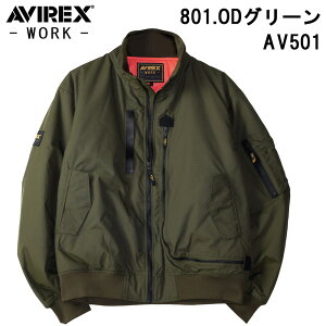 AVIREX WORK AV501 ArbNX MA1 ABbNX [N tCg h WPbg AbVO[ tH[XubN_}N ODO[      ނ [N AEghA oC