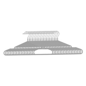 ワイドショルダーハンガー20本パック.高マンガン鋼製.滑り止め加工.滑らかな表面.衣料品店などに最適な多機能ハンガーです.