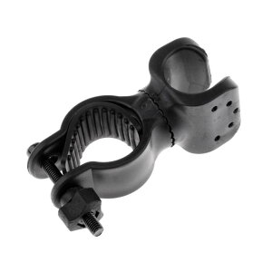 自転車のグリップクランプのための黒い自転車LED懐中電灯のマウントホルダー