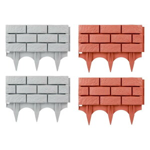 2x�K�[�f���t�F���X�̉���� rative Garden Decor Decor Landscape Edging Border 17.32x12.6�C���`�p�X�t�����[�x�b�h