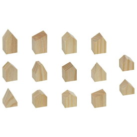14x未完成の木製の家の木製工芸品空白のアートワークファームハウスdiyペイント