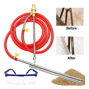 pressure washer sandblasting kit wet 5000 psi remove rust graffiti