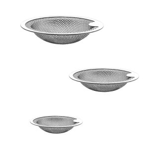 シンクストレーナー 丸型排水口ストレーナー お手入れ簡単 床排水フィルター メッシュバスケット キッチン バルコニー ランドリー バスルーム 洗面所用