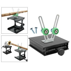 ポールサポートスタンド釣竿修理用修理ベース高さ調節可能なアクセサリー