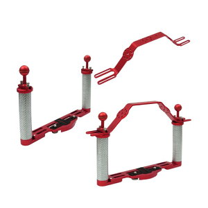 水中カメラトレイ ハンドヘルドスタビライザー 多用途コンパクトアクセサリー 軽量交換用頑丈なパーツグリップ ダイビングリグ