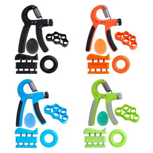 グリップストレングストレーナーハンドエクササイザーフィンガーストレッチレジスタンスバンド高齢者と10代のためのアンチスリップハンドグリップ強化