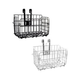 自転車折りたたみバスケット 自転車ショッピングバスケット 自転車トランク おしゃれ 便利 組み立て多用途 ハンギングバスケット 耐荷重20kg ロードバイク用