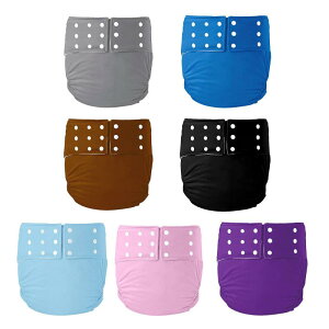 再利用可能な大人の布おむつ超吸収性漏れ防止洗えるおむつ下着障害者のための失禁補助男性女性