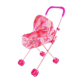 0〜2歳(ピンク)の男の子の女の子のためのドールミニプラムシミュレーションキャリッジおもちゃ