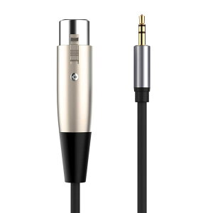 XLR ���� 3.5mm �A�_�v�^�[ �P�[�u�� �X�e���I �I�[�f�B�I �P�[�u�� �f�W�^����჌�t �J�����p