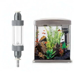 チェックバルブ付き水族館CO2バブルカウンターCO2ディフューザー機器バブルレコードエアポンプアクセサリ草タンク用エアポンプアクセサリ