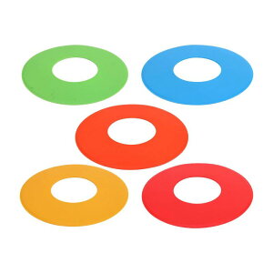 フロアマーカープレート 5枚 フィールドマーキング プレーヤー フラットディスク マーカー