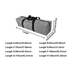 キャンプ用品収納バッグ ジッパー付き オックスフォード布 ポータブル 厚手 ダッフル キャリーバッグ 折りたたみ椅子 ロールアップ テーブルマット用