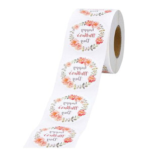 母の日ステッカー 母の日デコレーション 装飾ラベル アート封筒ステッカー シールラベル カード作成用 メーラーバッグ