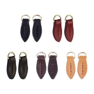 葉の形のジッパープルタブジッププラー耐久性のあるジッパーヘッドジッパープルジッパータグブーツ財布服スーツケース衣服