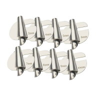 8x ヘマーフット 幅広ロールヘム圧力フット 家庭用