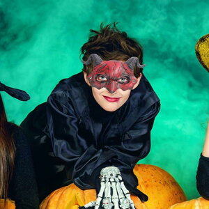 �����̃}�X�N ���� �n���E�B�� �f�R���[�V���� �a�V �|���p �S�[�X�g�}�X�N