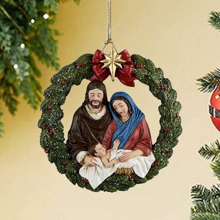 楽天市場】クリスマス ツリー ペンダント イエスのキリスト降誕の 