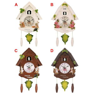 屋内の家の装飾のための古典的な鳩時計の樹脂の非音をたてる