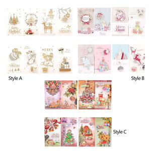 8x 2܂NX}X O[eBOJ[h zf[J[h DIY 킢 t [NX}X jJ[h NX}XJ[h zf[p