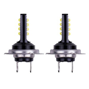 2X Super 明るい白色 LED 電球 6500K 60W ランプ フォグライト ヘッドライト用