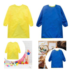 子供用アートエプロン ペイントスモック 洗える 快適なよだれかけ 遊び用エプロン ペイントスモック 幼稚園 教室 保育園用