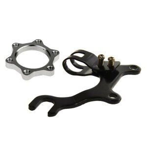 自転車ネジ付きハブ ディスク ブレーキ ローター 6 フランジ アダプター + 自転車フリーホイールネジ付きディスク ブレーキ アダプター