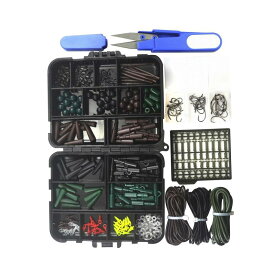 鯉釣りタックルボックスキット 各種鯉釣りアクセサリーフック ポータブル鯉釣り器具 湖イエローパーチ貯水池淡水用