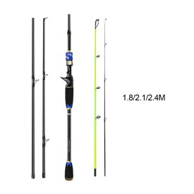 トラウトスケトウダラ用トラベルフィッシングロッドカーボンファイバーフィッシングベイトキャストロッド