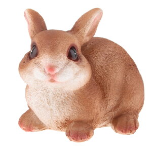 樹脂の小さなウサギの野生動物の鮮やかなアートホームガーデン飾り装飾