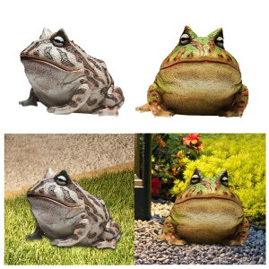 Frog Figurine FrogIȃ|[^u킢~j`Â߂̎Ő̑_ƉO