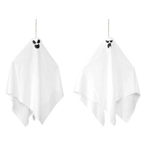 ハロウィン 吊り下げゴースト ハロウィン ゴースト ペンダント 不気味な木吊り下げ装飾 庭 ガーデン 墓地 シーン ホリデー 芝生