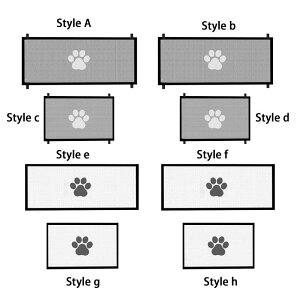 子犬フェンスゲートペットフェンスドアバリアルームディバイダーポータブルメッシュ犬ゲート犬ゲート庭の階段パティオ廊下用
