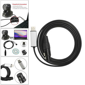 USB  RS485 XLR X DMX512 XLR Rs[^ PC Xe[W X^WI P[u 5m