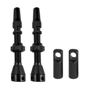 2 個仏式バルブステムチューブレス仏式バルブ真鍮コア交換アルミ合金自転車安定したバイクチューブレスバルブステム