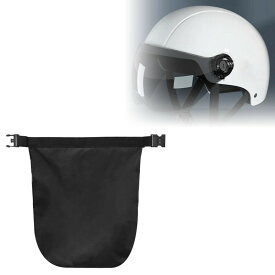 オートバイヘルメットバッグアクセサリーポータブル用品軽量オックスフォード布ブラックバックル