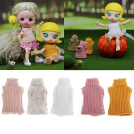 1/12 BJD OB11人形用服 ニット ノースリーブ セーターベスト素敵 全5色