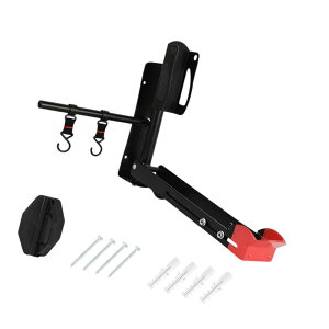 スイベルバイクウォールマウント折りたたみ式頑丈な家庭用自転車保管用バイクウォールスタンド