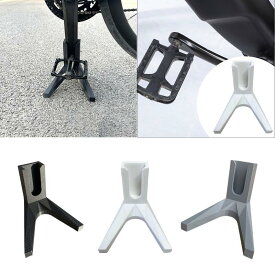 バイククランクキックスタンドロードバイクフラットラックイージーインストールアパートサイクリング屋外用の飲料安定自転車キックスタンド