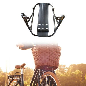 自転車フロントラック 自転車フロントラックキャリア ショッピング用 折りたたみ自転車 アウトドア用