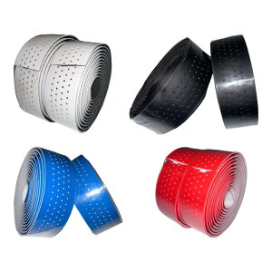 2個セット ロードバイクハンドルバーテープ 自転車バーテープ 吸汗性 プロ仕様 PU&EVA 通気性 サイクリング マウンテンバイク用