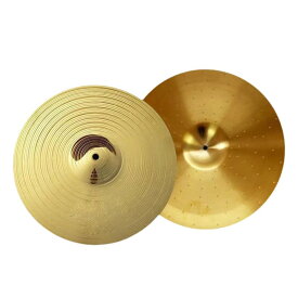 2ピース ジャズドラム クラッシュシンバル クラッシュパーカッションドラムプレーヤー ハイハットシンバル