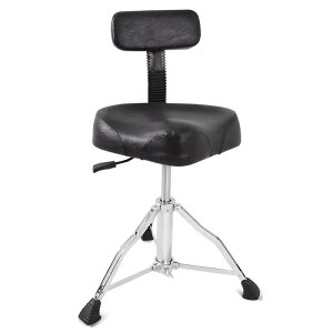 ドラムスローンシート バックレスト付きヘビーデューティードラムスローン