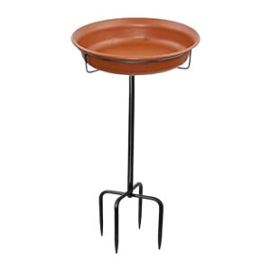 バードバスメタルバードフィーダー.広々