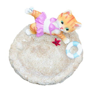 ガーデンスタチュー バードフィーダー 樹脂製オーナメント 工芸品 ガーデニングギフト 動物用バードバス