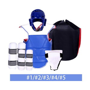 5 個テコンドー防具ボクシングボディプロテクタープロフェッショナルパッド入り空手スパーリングギアキックボクシング MMA 武道