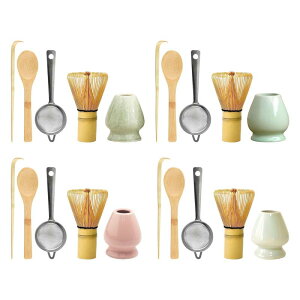 抹茶泡立て器セット 抹茶 茶器 キット 装飾 手作り 5点セット 日本の茶道具 セレモニー用 愛好家向け 家庭用