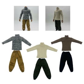【9月限定 要エントリー 抽選で最大100%ポイントバック】1/6スケールアクション人形服セットコスチュームファッションスタイリッシュなアクセサリー服12 インインインチBJD人形フィギュアボディDIY