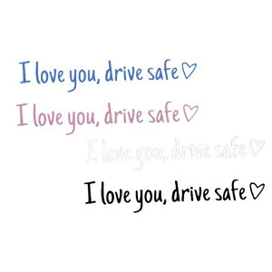 I Love You Drive Safe fJ[  n[gt t@bViuȃANZT[ rj[ obN~[ XebJ[ ̎q p