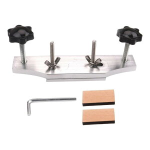 ギターブリッジクランプセット.レンチ付きギターメンテナンス.ポータブルアコースティックギターブリッジ.エレキギターベース部分の修理ツール